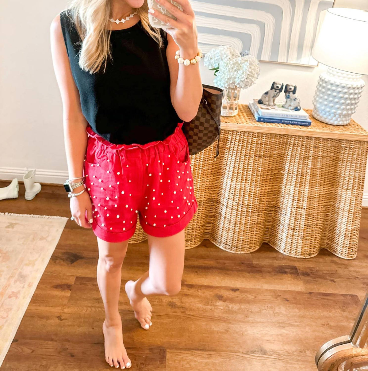 Fantastic Fawn - Twill Shorts With Trim