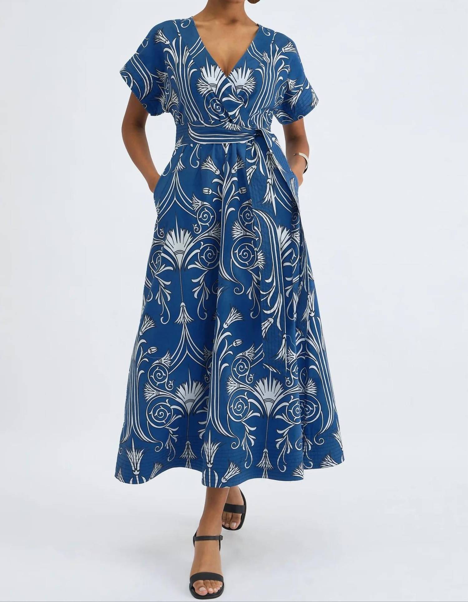 Beyond By Vera - Sailor V-neck Dress