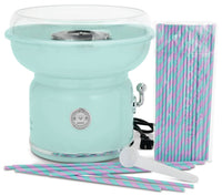 Iscream - Cotton Candy Maker with 50 Printed Straws