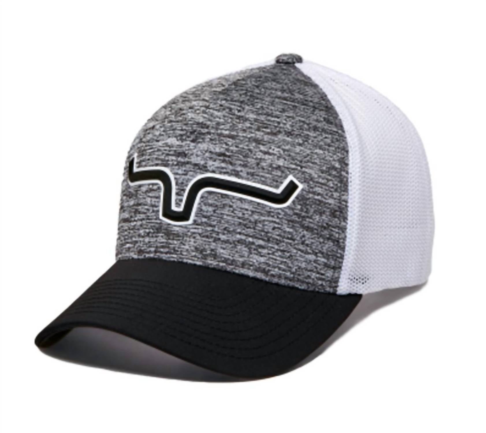 Kimes Ranch Reformer 110 Trucker Snapback Cap in grey white - men's hat