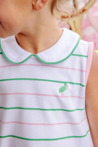 The Beaufort Bonnet Company - Girls' Sleeveless Maude's Peter Pan Collar Dress
