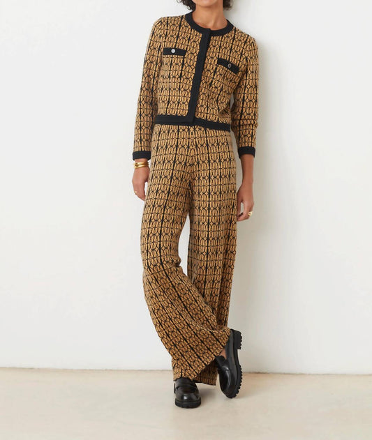 Suncoo - Jaden Wide Leg Knit Pants