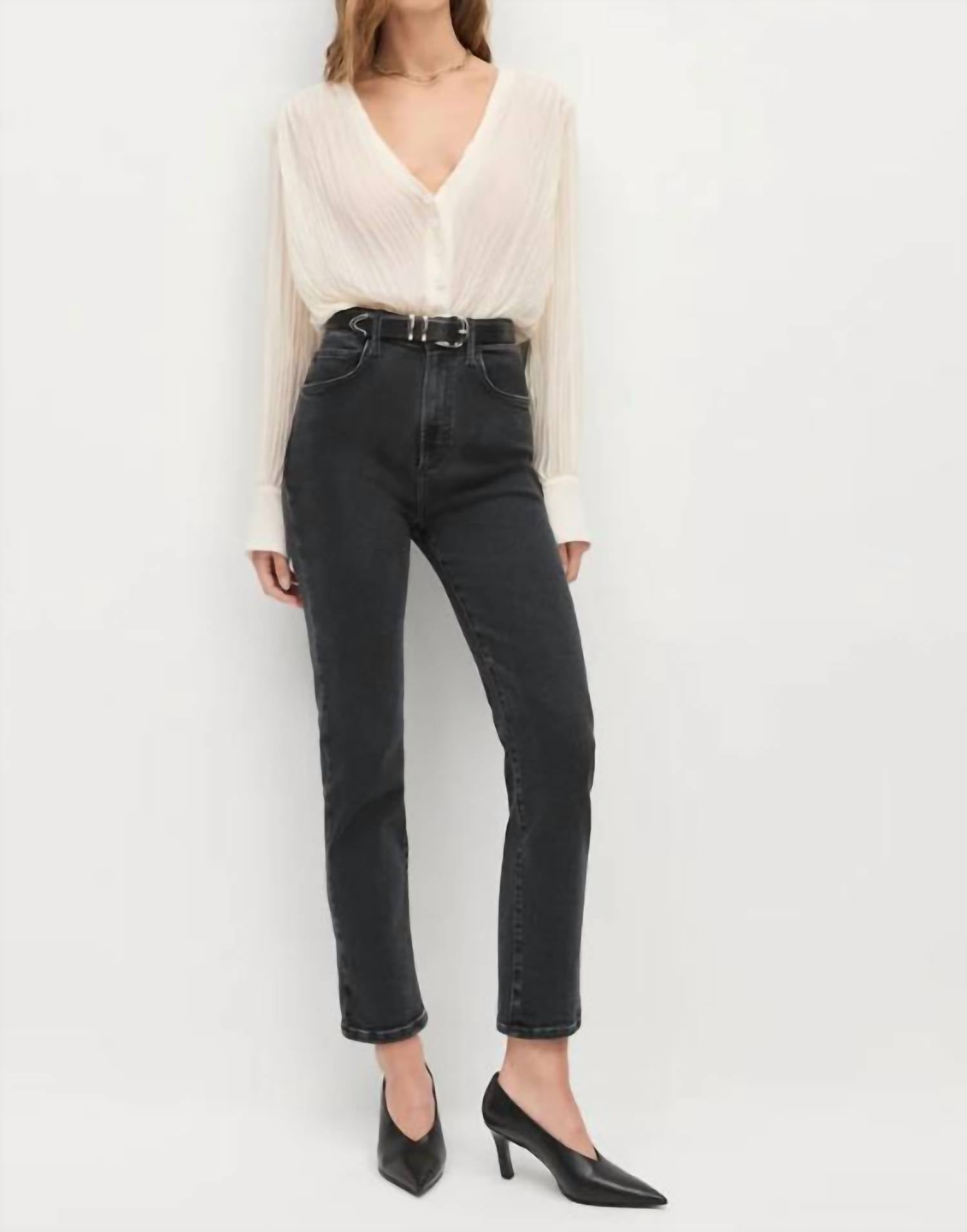 Favorite Daughter Valentina Cigarette Jean in tupelo - women's jeans