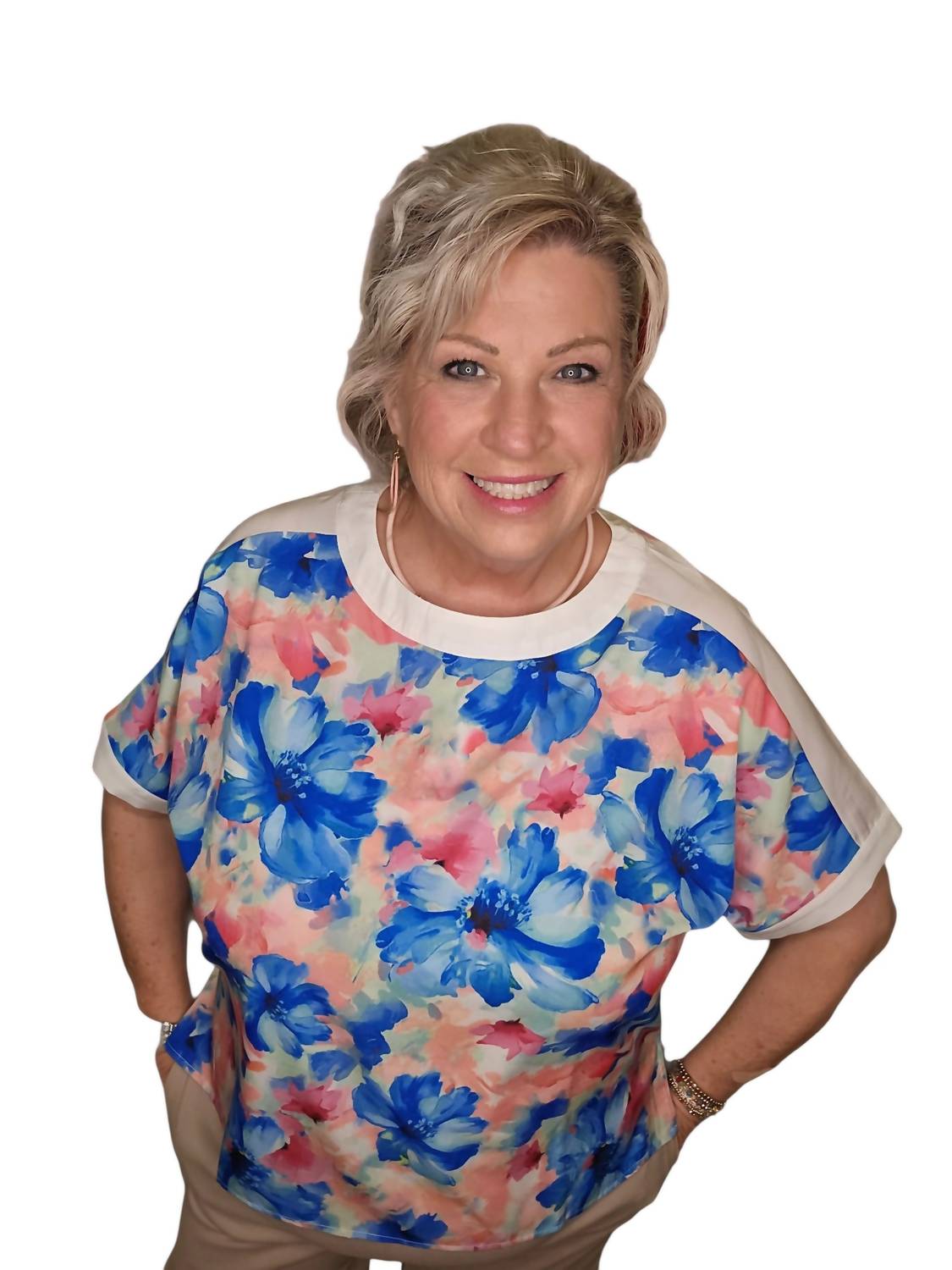 Jess Lea - It’s A Flower Party Top