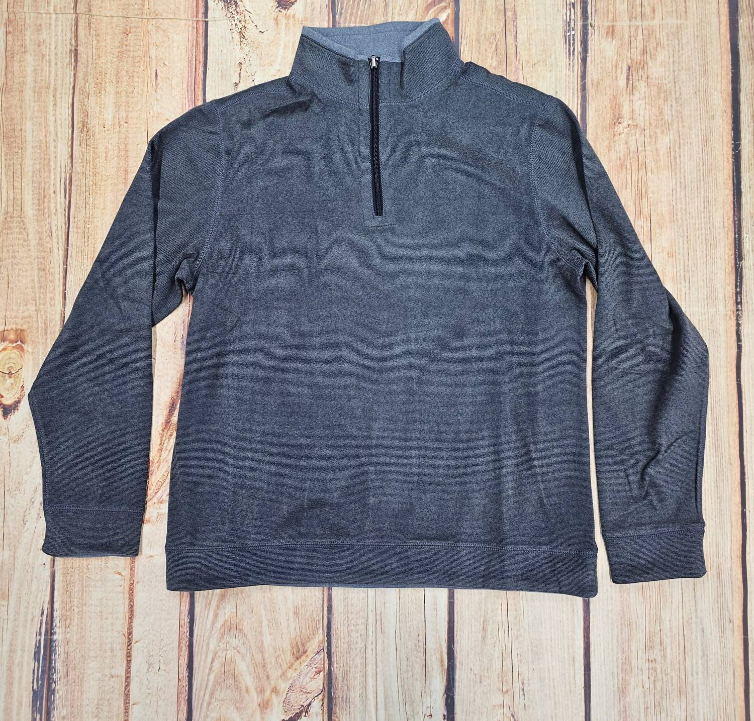 F/X Fusion Men's Long Sleeve 1/4 Zip Top in navy - men's long sleeve top