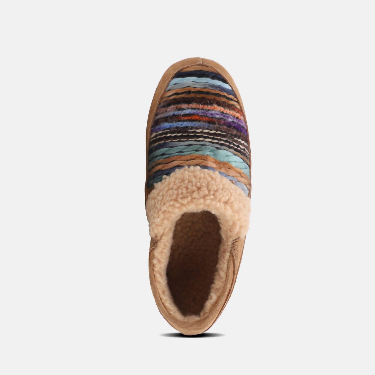 Lamo Women's Briony Suede Slipper in chestnut - women's shoe - view 8