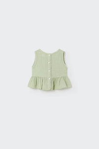 Cozmo - Baby Girls' Lurex Gauze Top