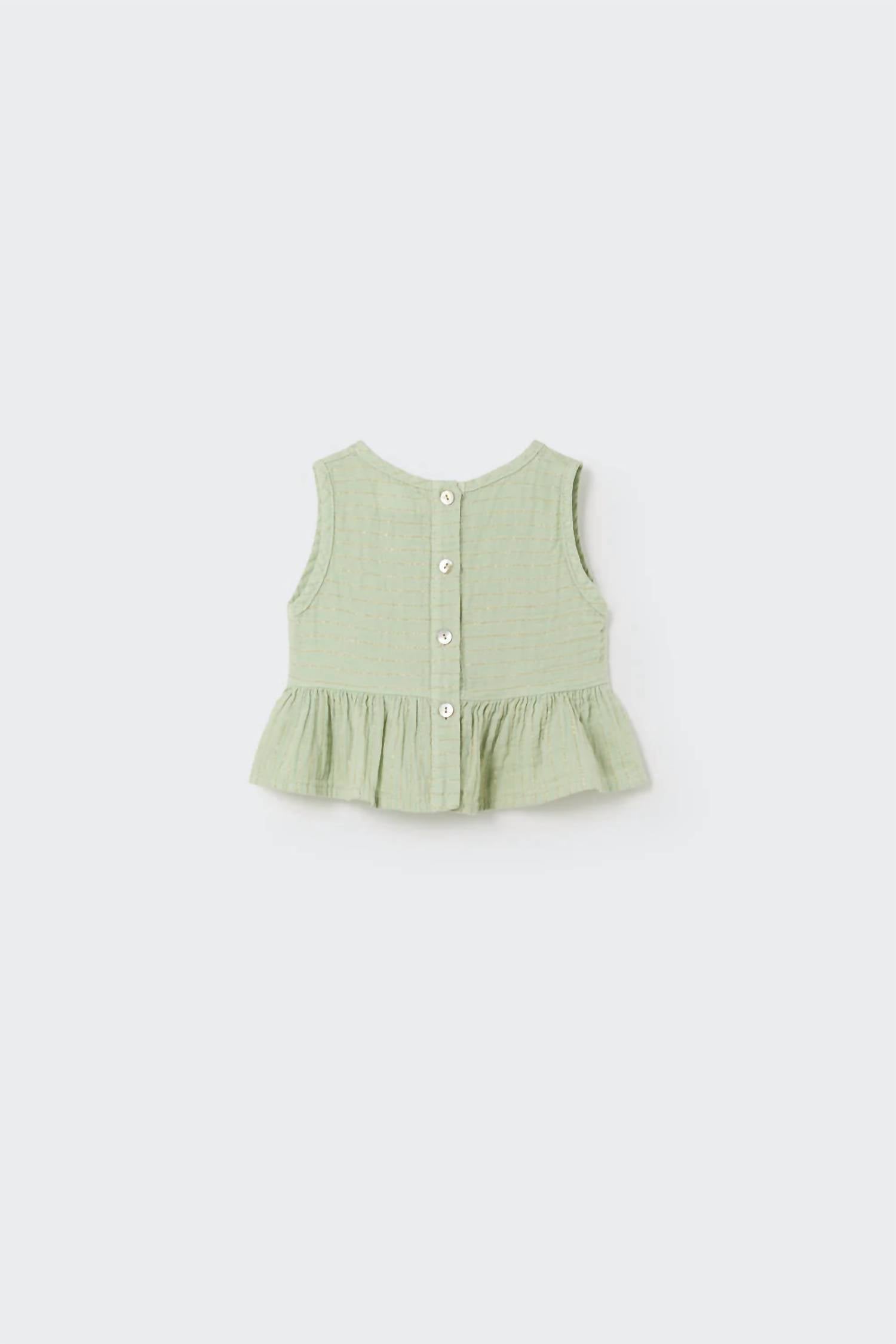 Cozmo - Baby Girls' Lurex Gauze Top