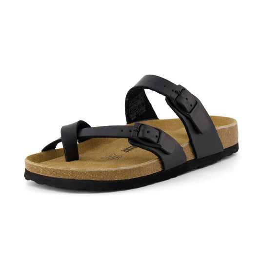Cushionaire - Women's Luna Cork Footbed Sandals