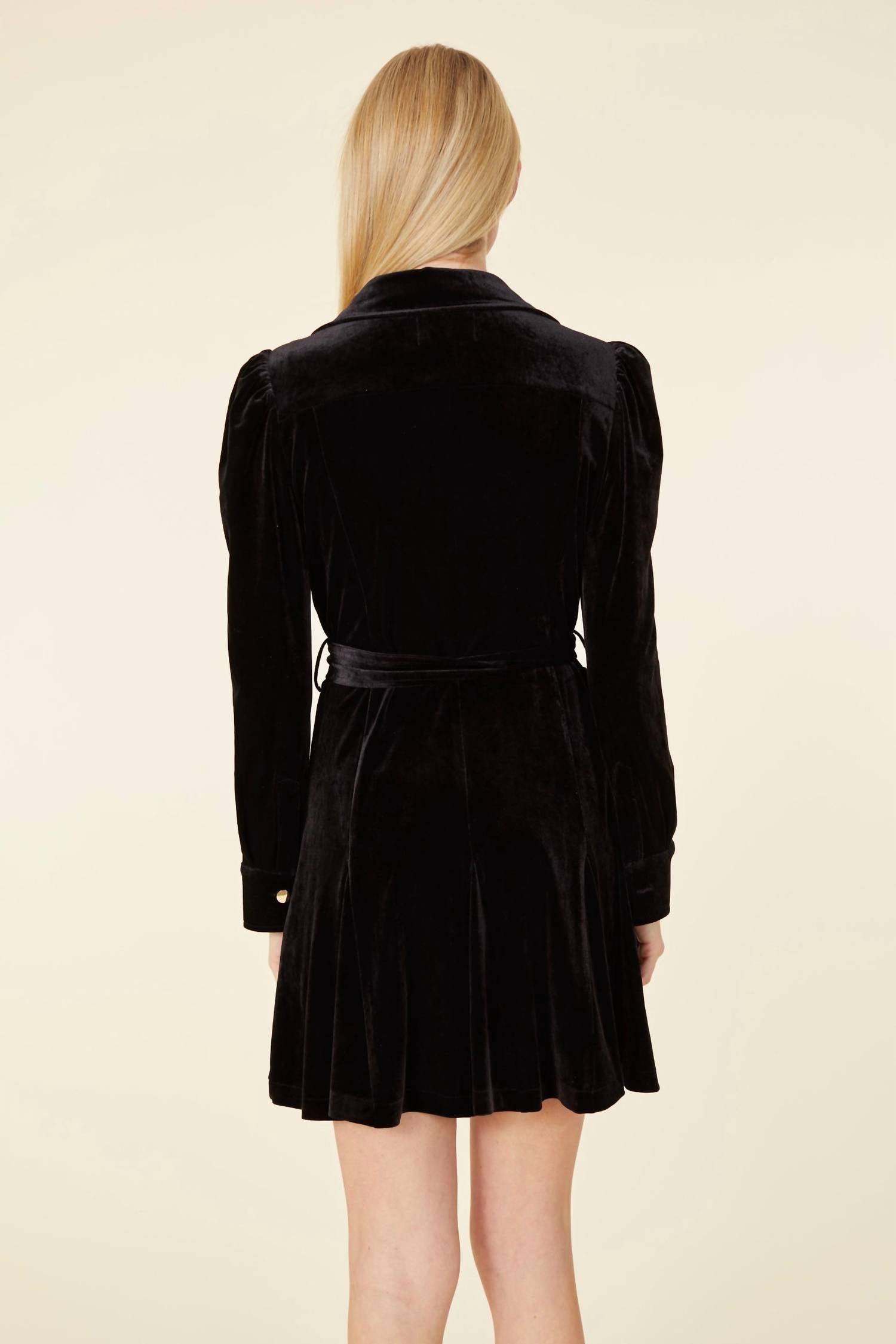 Dolce Cabo - Velvet Belted Dress