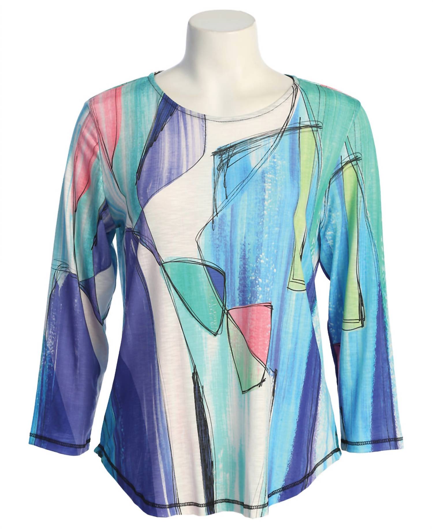 Jess & Jane - Women's Freshia Round Neck Top