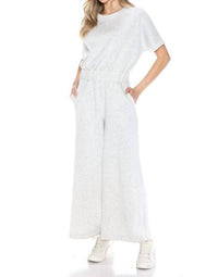 Ariella - Scuba Cropped Jumpsuit