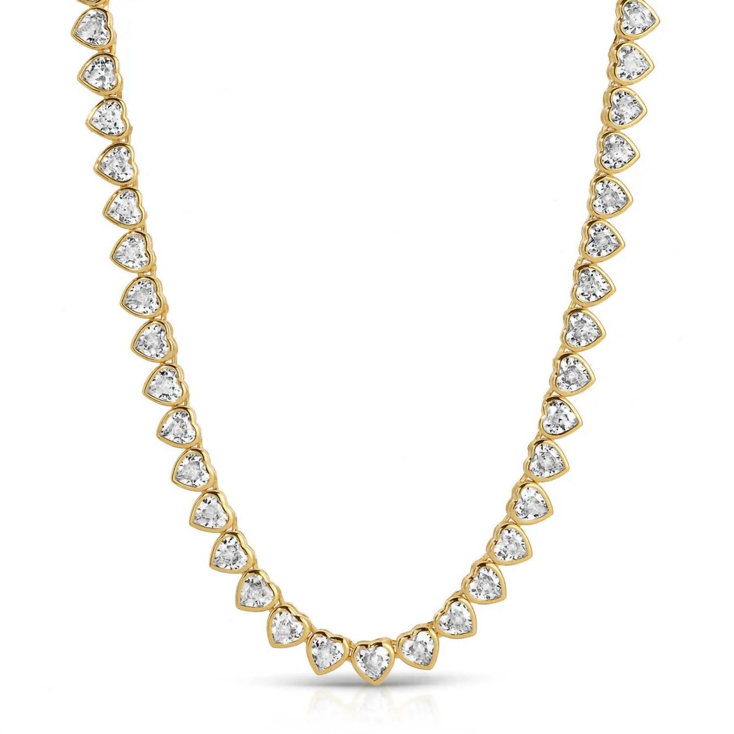 Joy Dravecky - Heavenly Heart Tennis Necklace