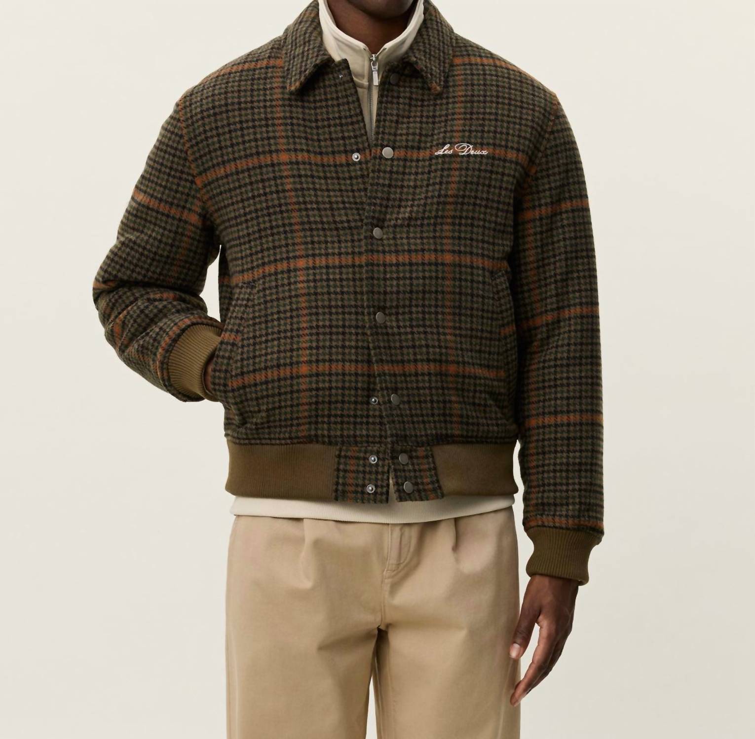 Les Deux - Varsity Houndstooth Jacket