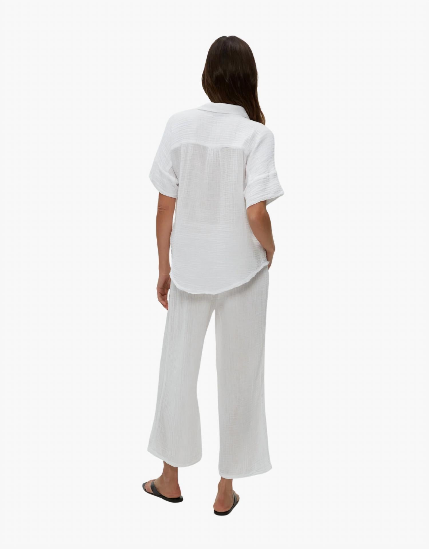 Michael Stars - Medina Cropped Gauze Pants