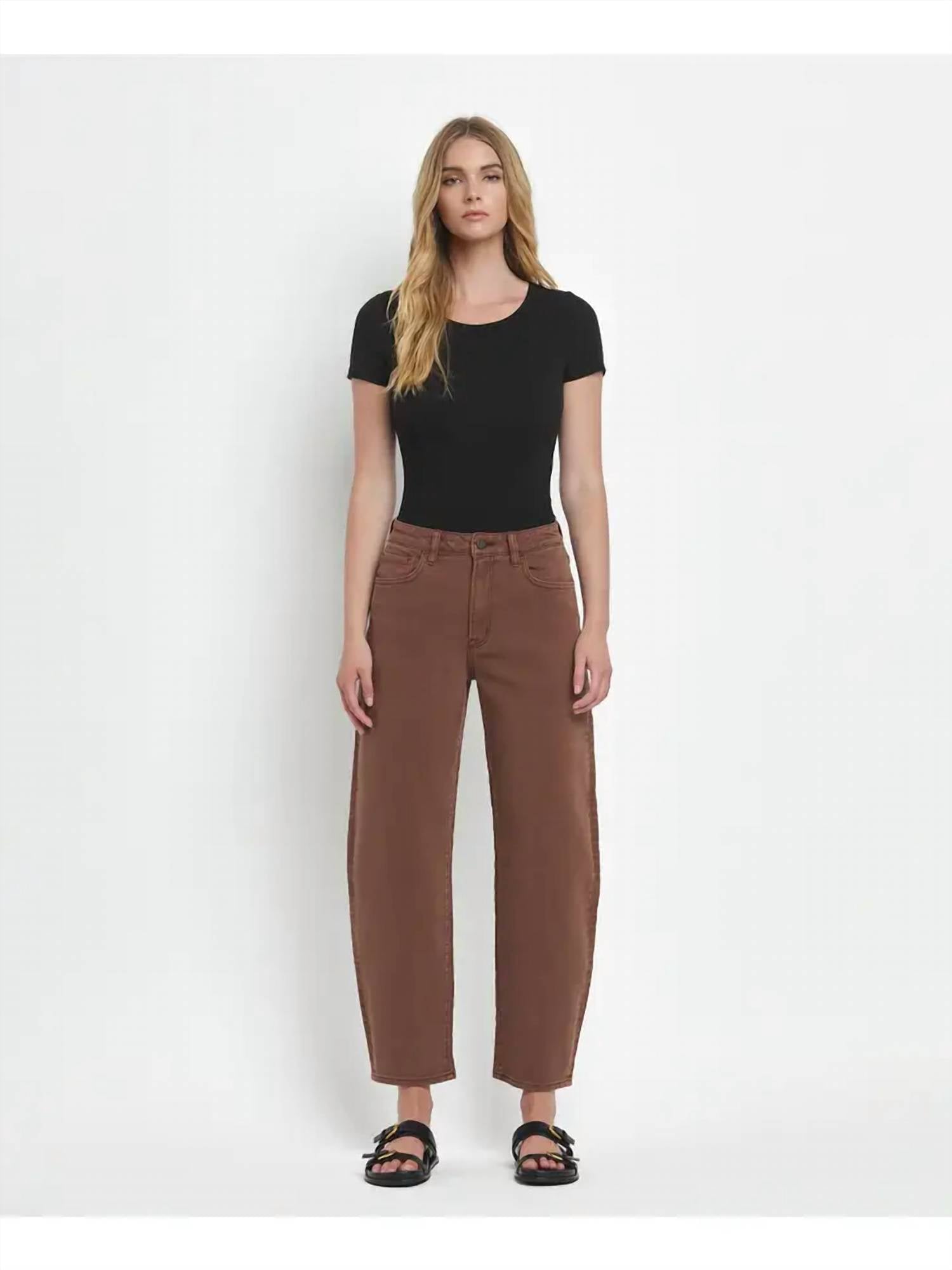 Vervet By Flying Monkey - Super High Rise Slim Barrel Jeans