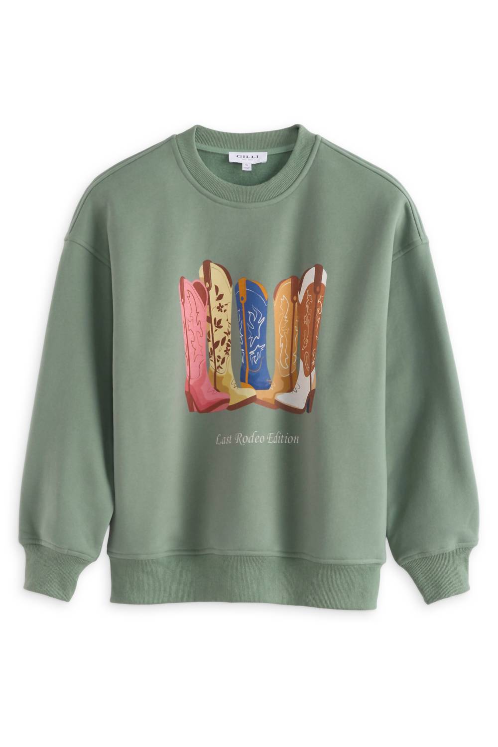 Gilli - Women's Selene Knit Graphic Sweatshirt