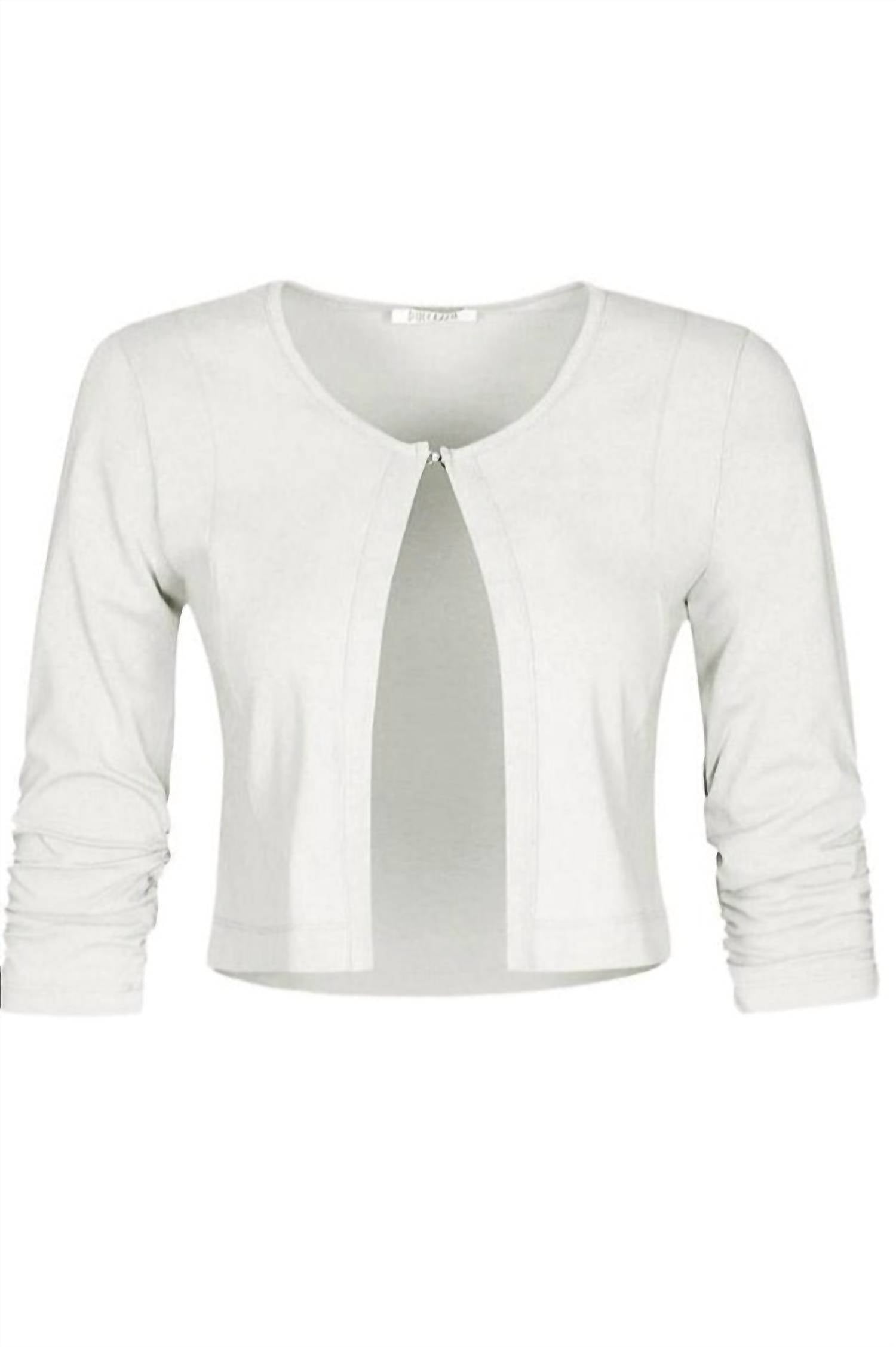 Basic Essential Front Tie Cardigan