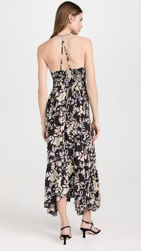 Free People Women's Heat Wave Printed Maxi Dress in midnight combo - women's dress - alternate view