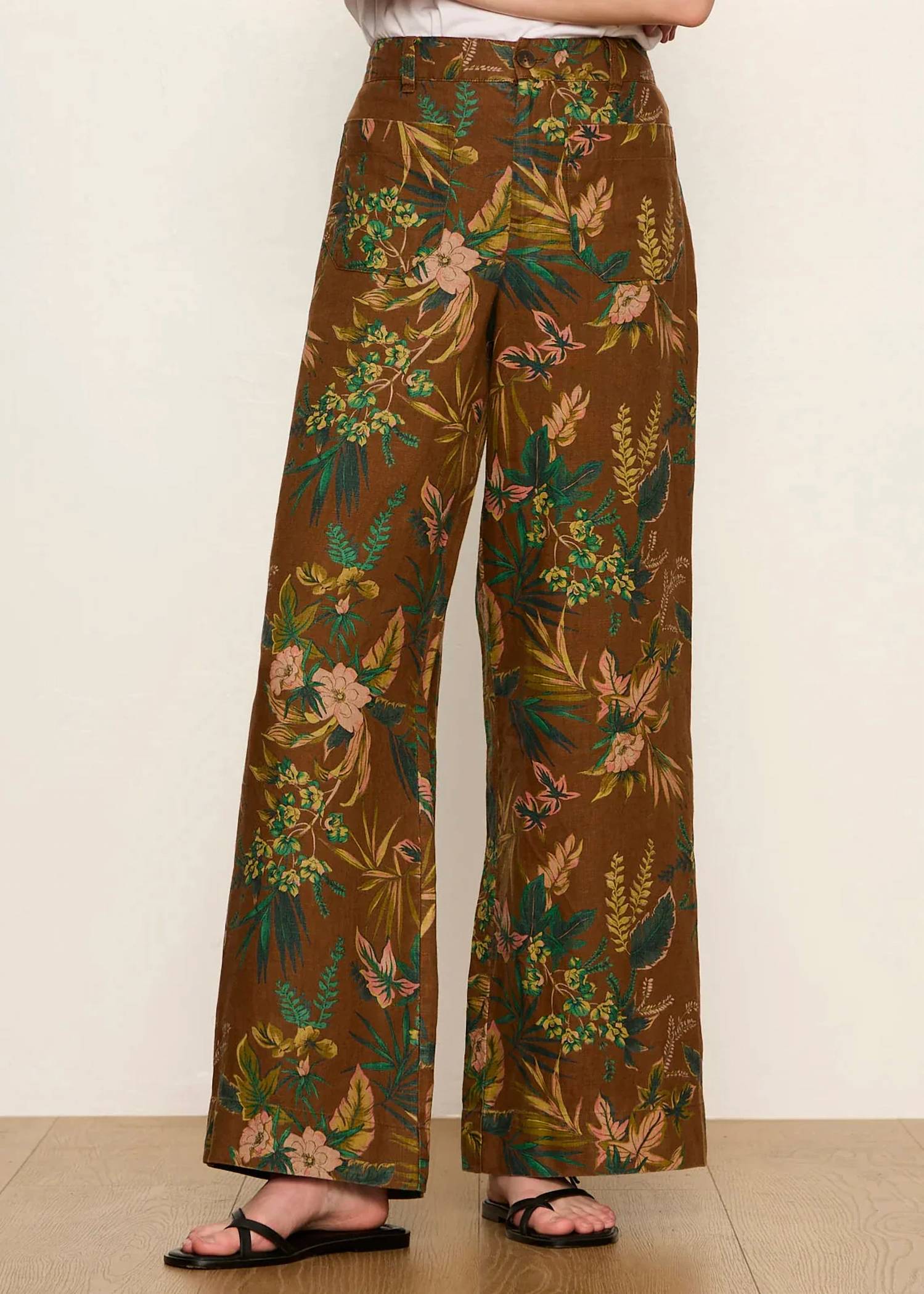 Sanctuary - The Linen Marine Wide Leg Pants