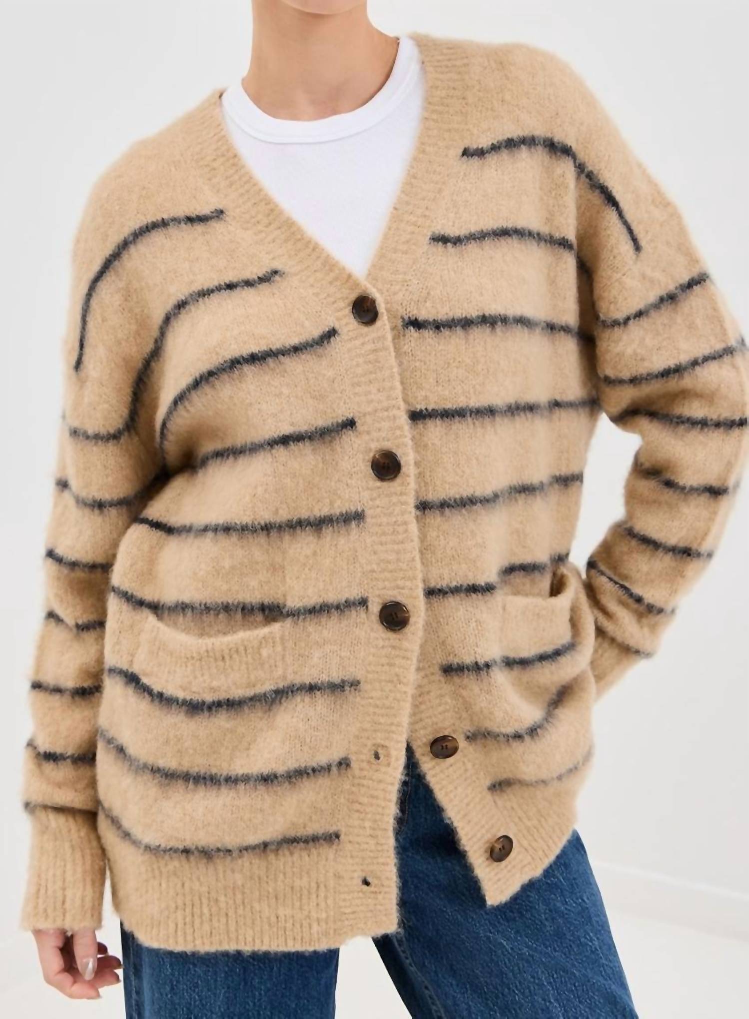 A.L.C. - Cody Oversized Alpaca Cardigan