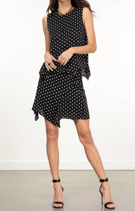 Laura Small Dot Printed Skirt