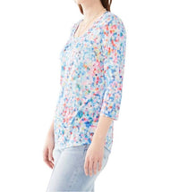 Fdj - Quarter Sleeve Scoopneck Top