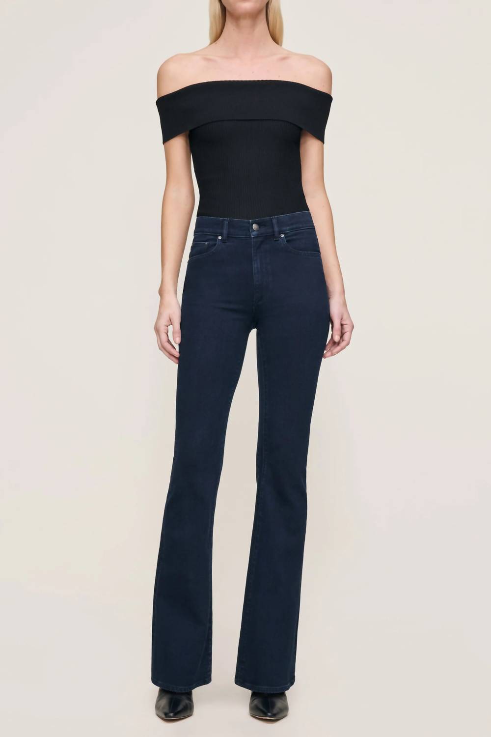 DL1961 - Women's Bridget High Rise Bootcut Jeans in flatiron - women's jeans