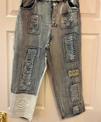 Oli & Hali - Washed Distressed Jean