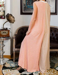 Bucketlist - Two-tone Striped Jumpsuit