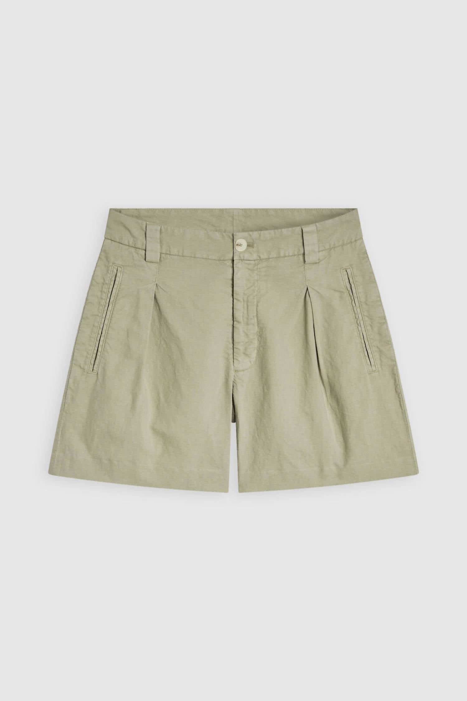 Closed - Mid Waist Linen Cotton Blend Shorts