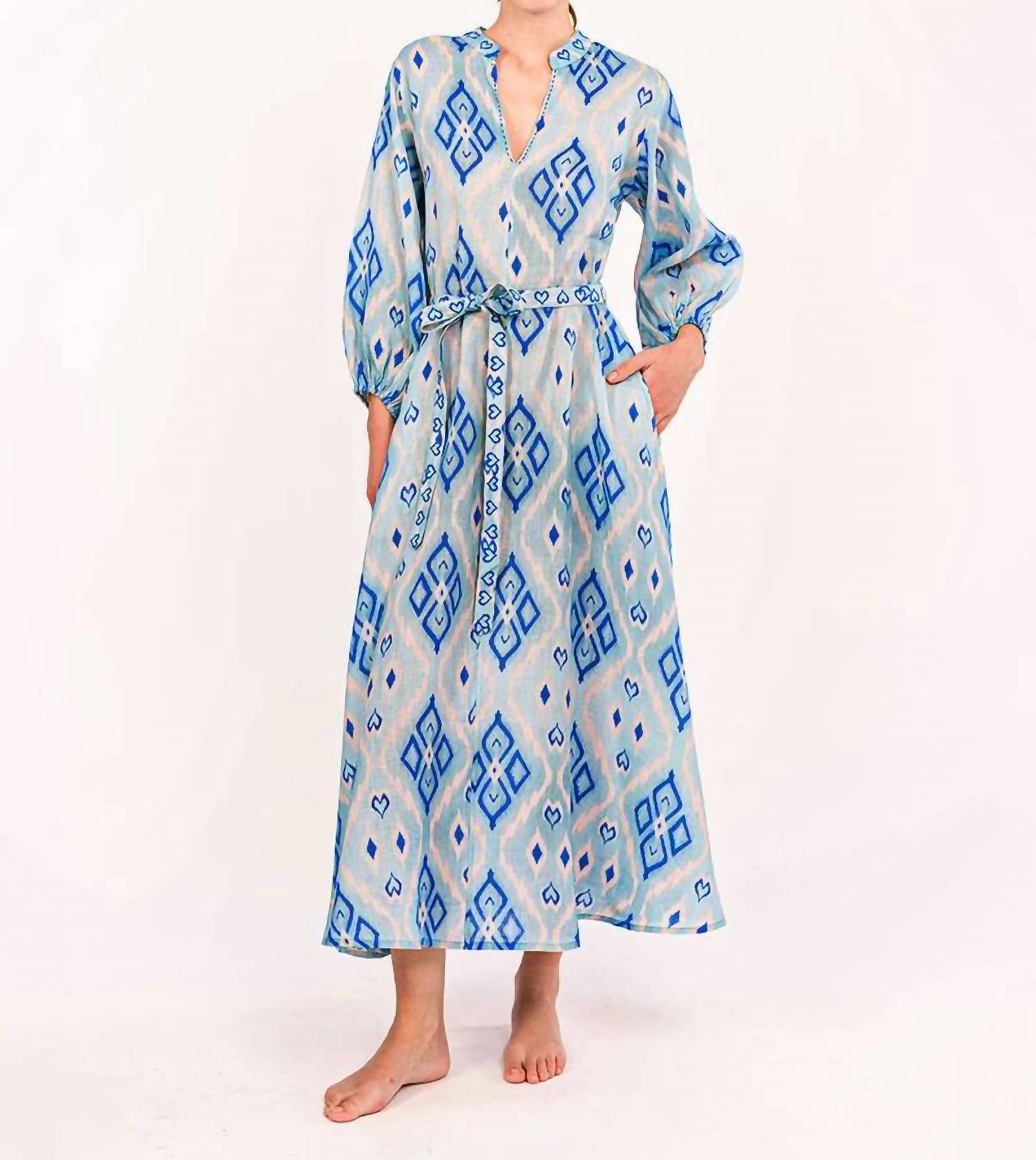 Nimo With Love - Marigold Linen Maxi Dress