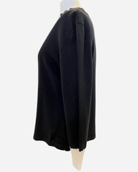French Kyss - Women's Denim Braided Sweater