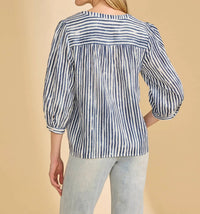 Fdj - Pop Over Three Quarter Sleeves Top