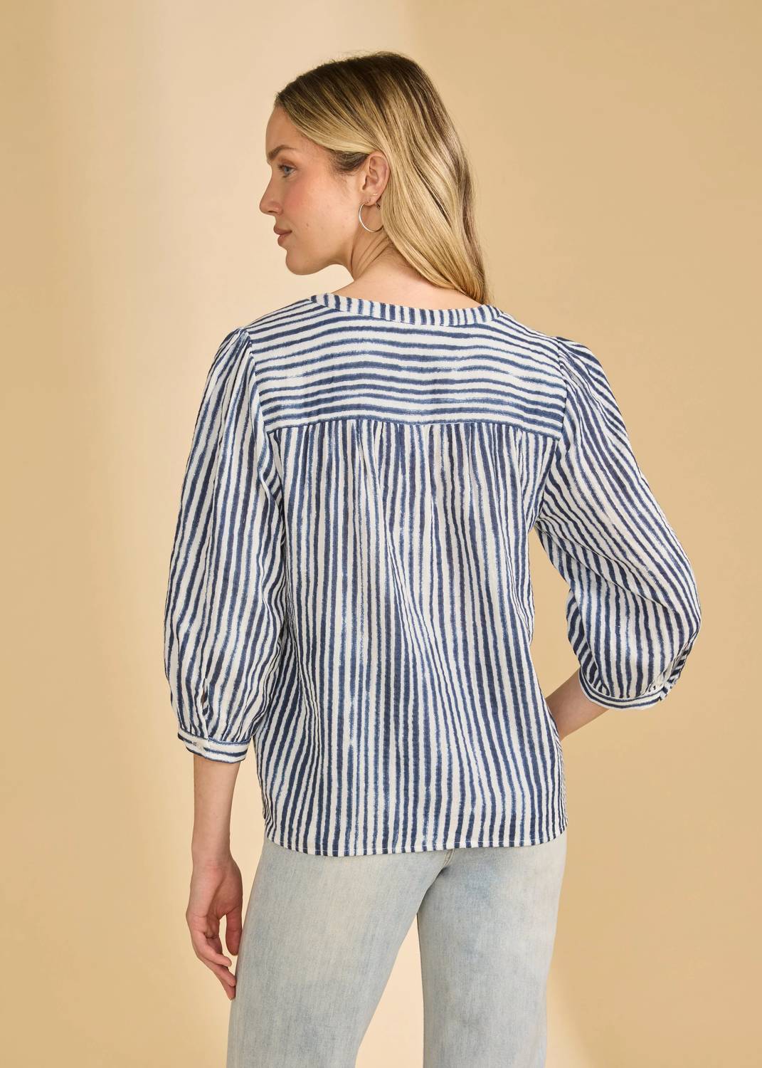 Fdj - Pop Over Three Quarter Sleeves Top