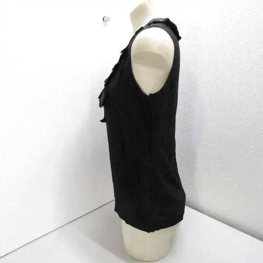 Lela Rose - Women’s Silk Blend Ruffle Top