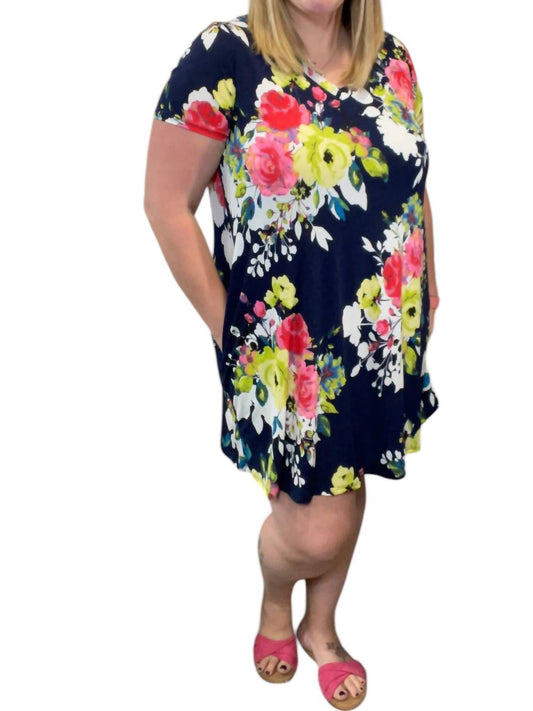 Sew In Love - Floral Pocket Swing Dress