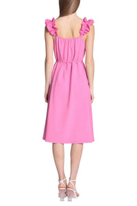 Donna Morgan - Square Neck Midi Cotton Dress