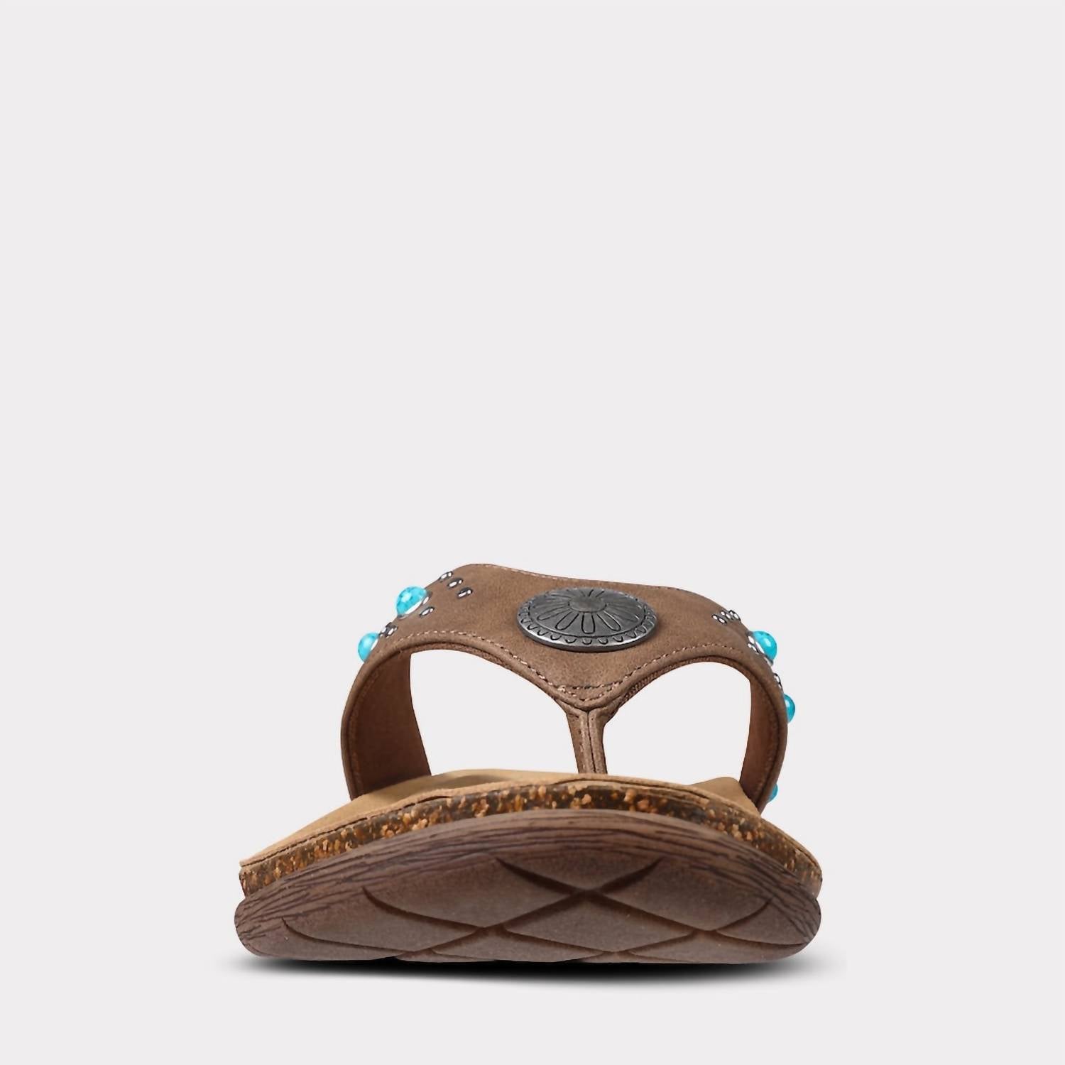 Mykos Women's Jovie Thong Sandal in brown - women's sandal - view 4