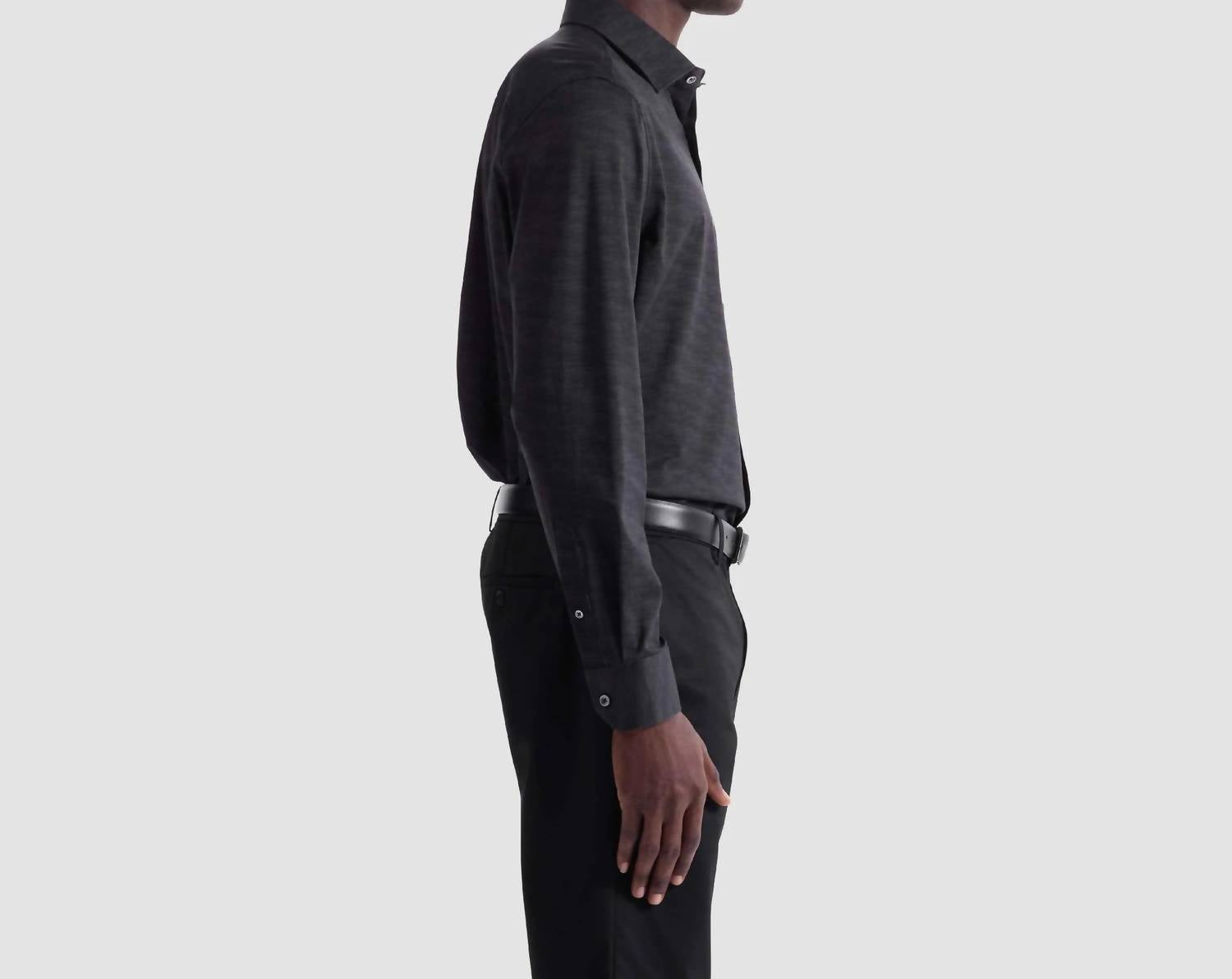 Bugatchi Uomo - James Herringbone Oooh Cotton Shirt