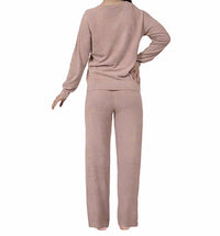 Barefoot Dreams - Jersey Roll Pullover & Wide Leg Pant