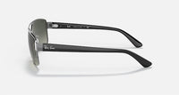 Ray Ban - Men's Orb3687 Gunmetal Frame Polarized Sunglasses