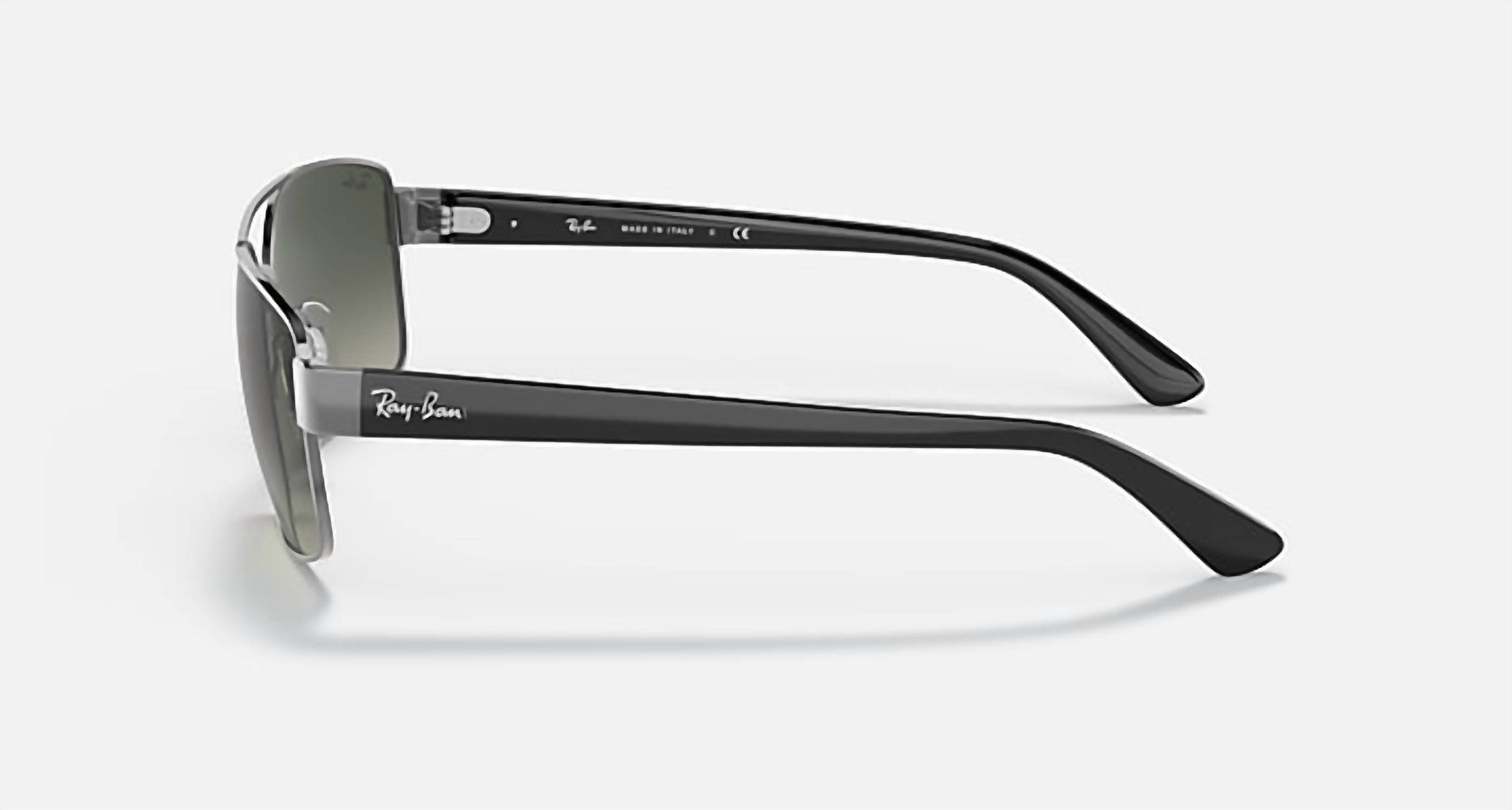 Ray Ban - Men's Orb3687 Gunmetal Frame Polarized Sunglasses