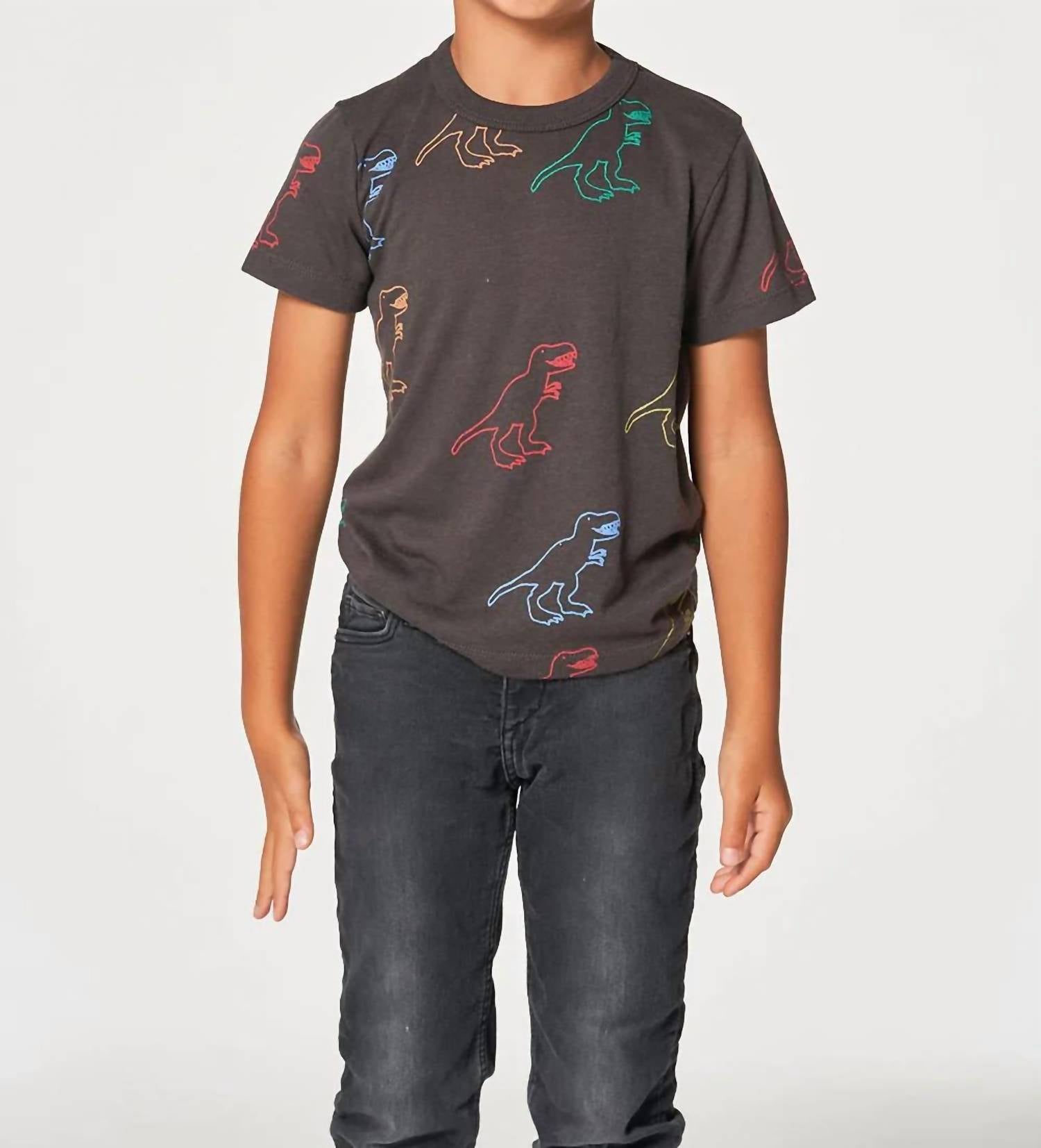 Chaser - Boy's Dino Party Short Sleeve Tee