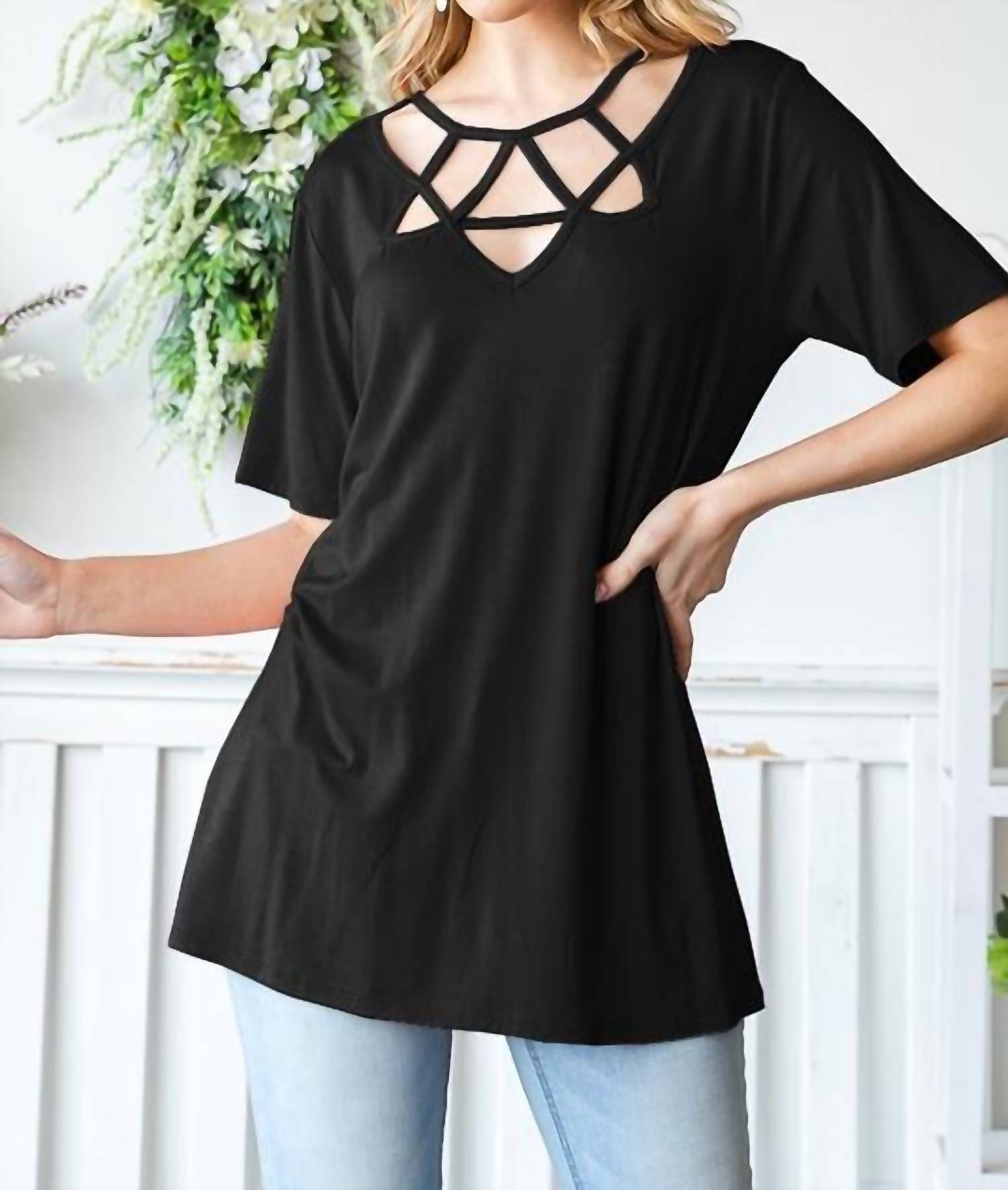 Heimish Usa - Crisscross Solid Top