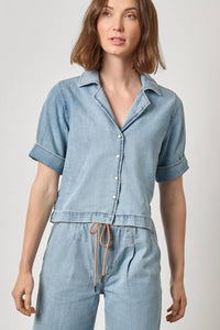 Lilla P - Denim Cuffed Shirt