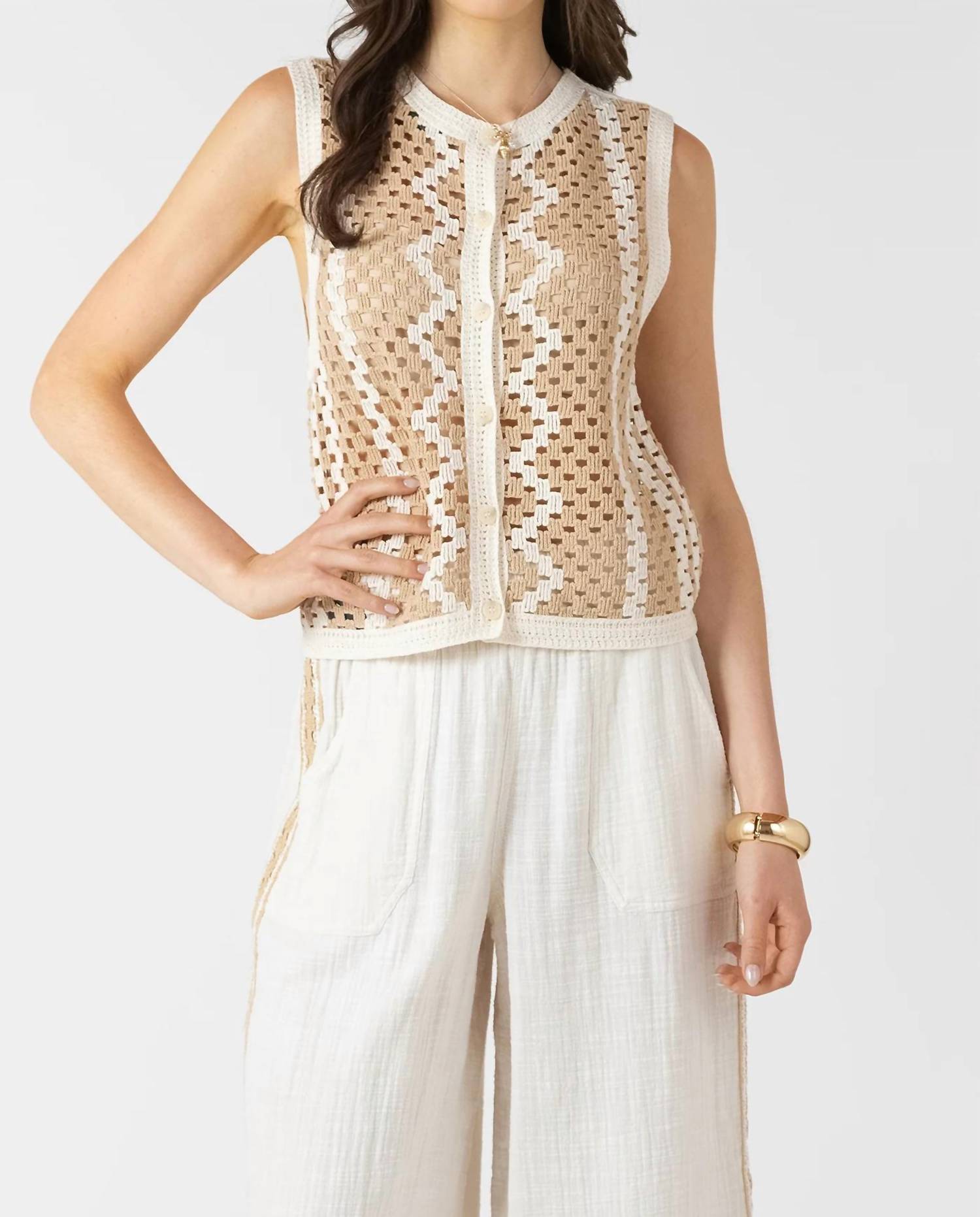Dex - Naturally Chic Crochet Top