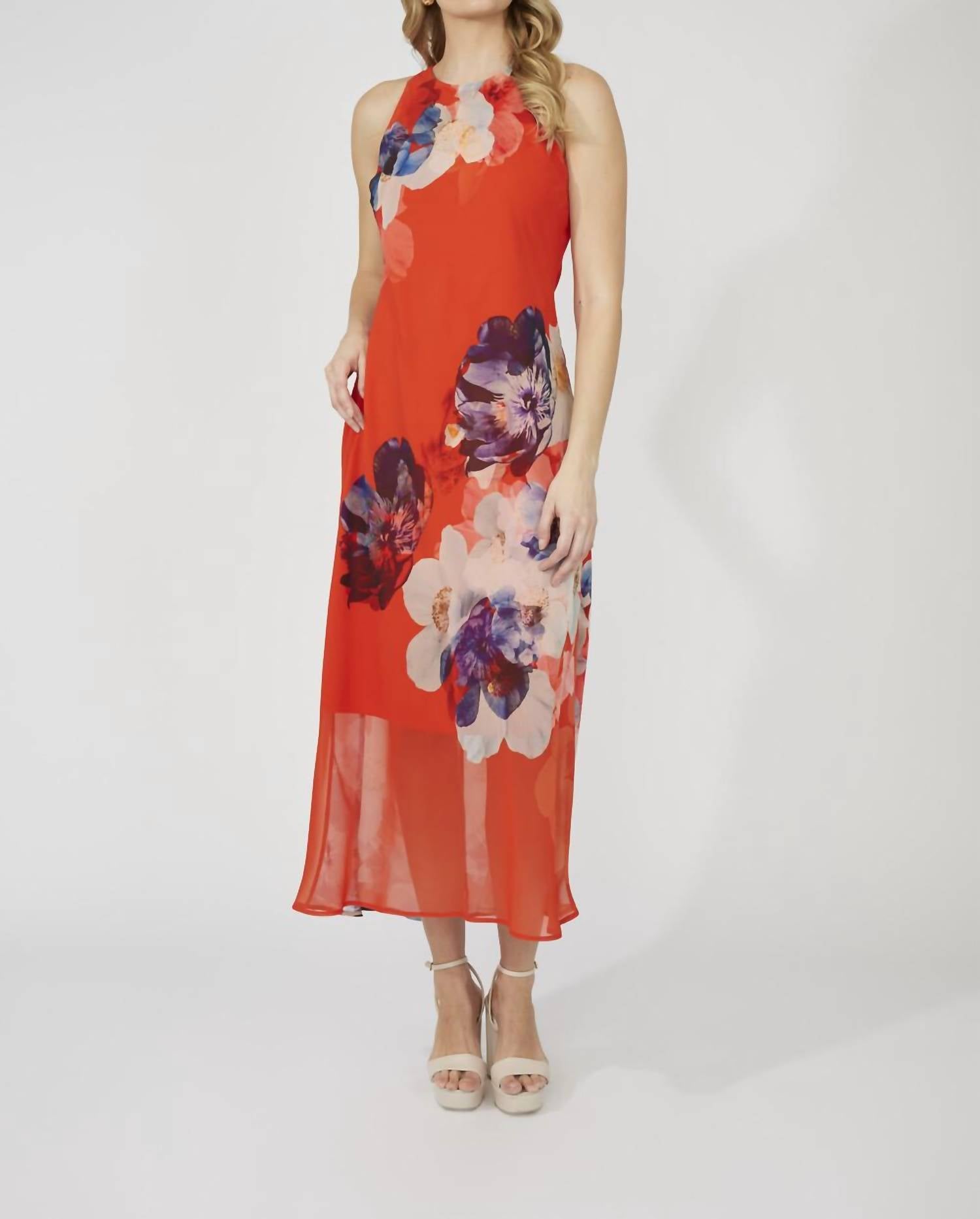 Frank Lyman - Mesh maxi dress