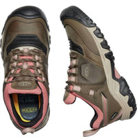 Keen Women's Ridge Flex Waterproof Boot in timberwolf brick dust - women's shoe - alternate view