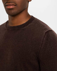 Fedeli - Frosted Crewneck Sweater - brown - clothing - crewneck